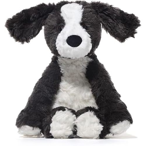 Stuffed Animals Border Collie Plush Toy 9.4-Inch Dog Stuffed Animal Soft and Cuddly for Boys and Girls Plush Toys, Black/White