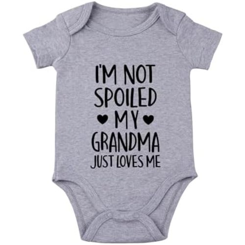 Grandma Baby Bodysuit I Love Grandma Baby Clothes Grandmas Loves You Babies Bodysuit