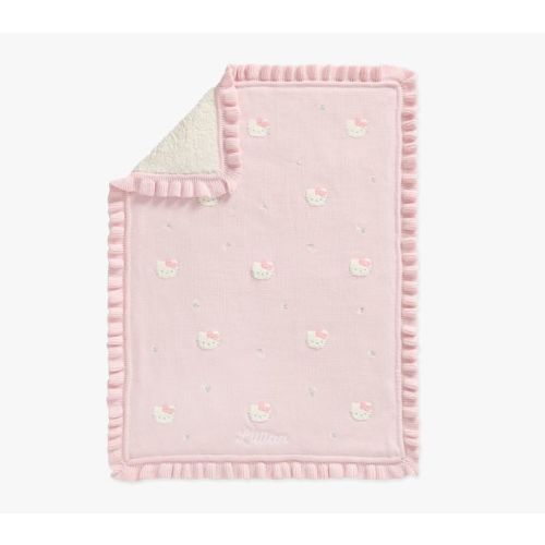 Hello Kitty® Sherpa-Backed Knit Baby Blanket
