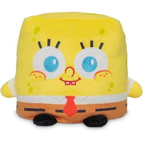 Teeturtle Spongebob Squarepants Reversible 5" Plushie - Cute Kawaii Soft Stuffed Animal