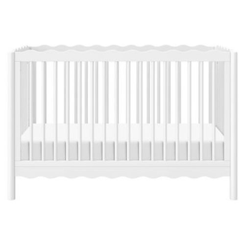 Babyletto Swell 4-in-1 Convertible Crib with Toddler Bed Conversion Kit - White