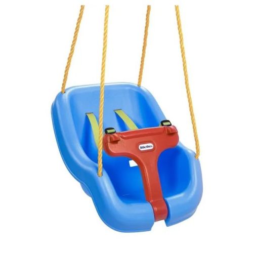2-in-1 Snug and Secure Swing, High Back Swing, Blue