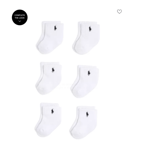 Boys' Classic Gripper Socks, Pack of 6 - Baby