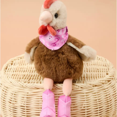 Cowgirl Chicken Plush