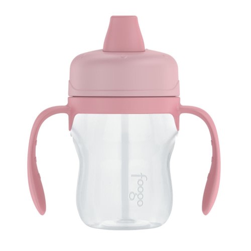 Thermos Soft Spout Tritan Plastic Sippy Cup With Handles Rose 235ml