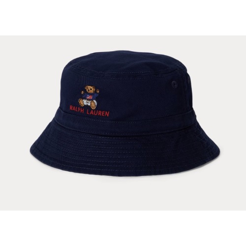 Polo Bear Cotton Twill Bucket Hat