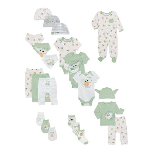 Disney Mandalorian 22-Piece Unisex Baby Shower Layette Set