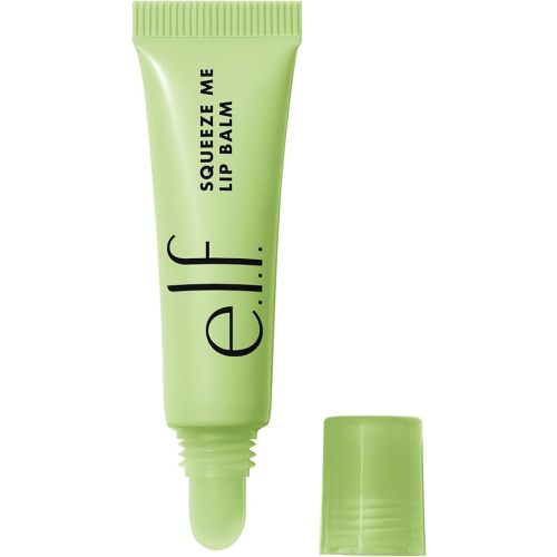 e.l.f. Squeeze Me Lip Balm, Moisturizing Lip Balm For A Sheer Tint Of Color, Infused With Hyaluronic Acid, Vegan & Cruelty-free, Honeydew