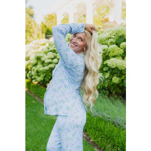 hydrangea / pajama set / long pant