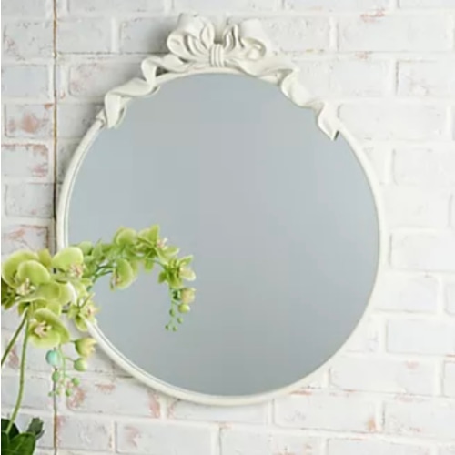 Home Reflections 24" Antique Metal Bow Mirror