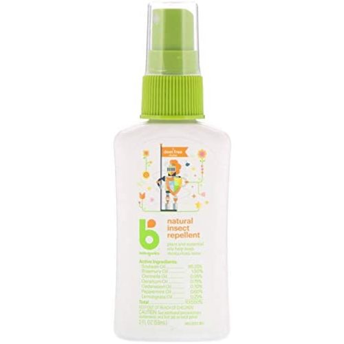 Babyganics DEET Free Travel Size Bug Spray, 2oz