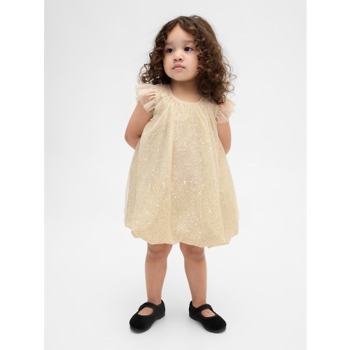 Baby & Toddler Sequin Tulle Bubble Dress