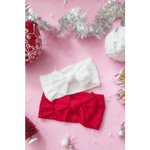 Cable Knit Headwrap | Red