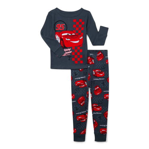 Cars Toddler Long Sleeve Top and Pants Pajama Set, 2-Piece, Sizes 12M-5T