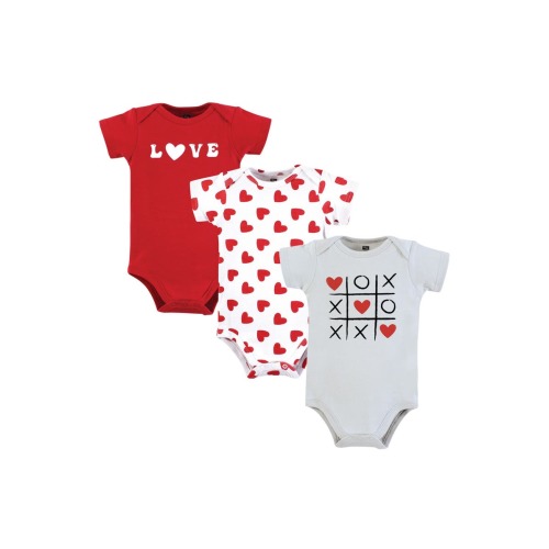 Triple Pack of Soft Cotton Bodysuits, 9-12M