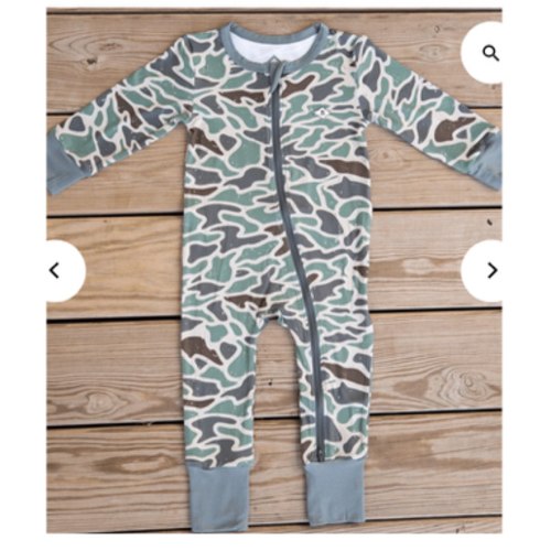 Baby Zip Up - Retro Duck Camo – BURLEBO
