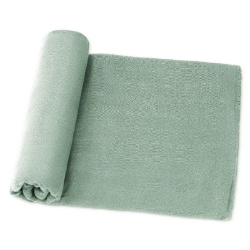 Muslin Swaddle Blankets Neutral Receiving Blanket For Boys And Girls By Comfy Cubs, Pack of 1 - Fern
