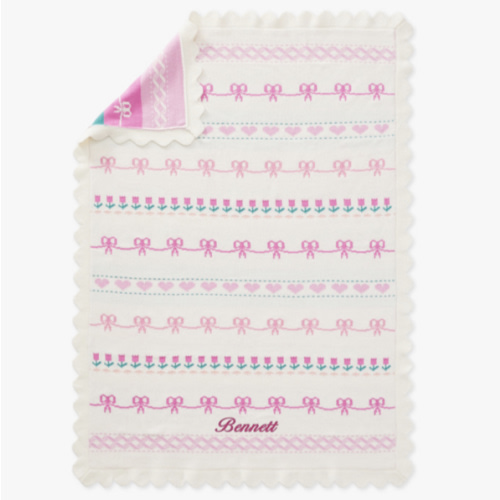 LoveShackFancy Fair Isle Baby Blanket
