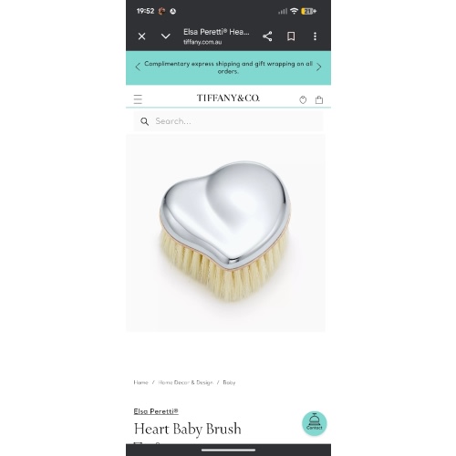 Elsa Peretti® Heart Baby Brush