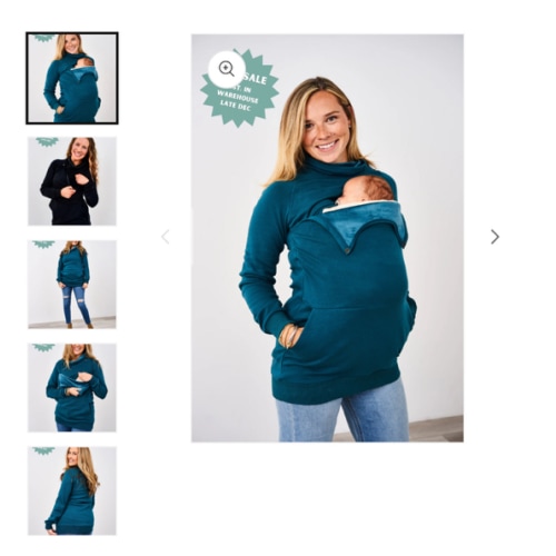 Latched Mama Harbor Snap Nursing Pullover