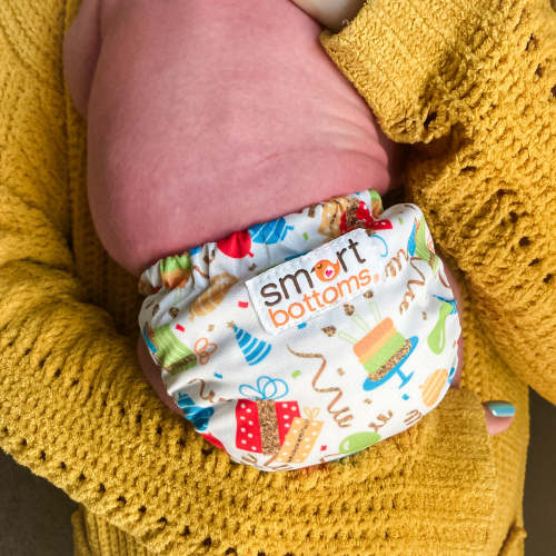Smart Bottoms' Born Smart 2.0 Newborn Cloth Diaper - Birthday Party
