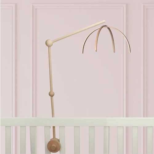 Beech Wood Arch Baby Mobile Hanger - 10 Inch Crib Mobile Frame