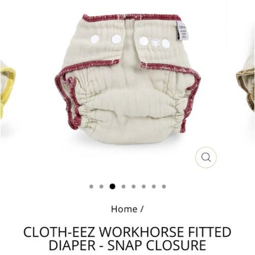 Cloth-eez Workhorse Fitted Diapers