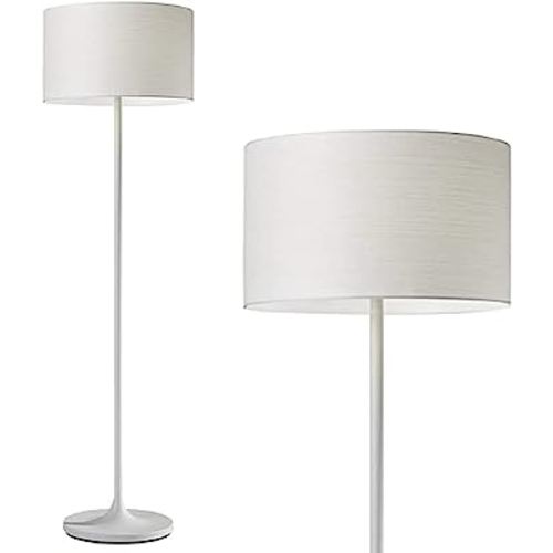 Adesso 6237-02 Oslo Floor Lamp – Corrosion Resistant, Scratch Proof, White Matte Finish Lighting Equipment with Metal Body. Tools & Home Improvement,Matte White