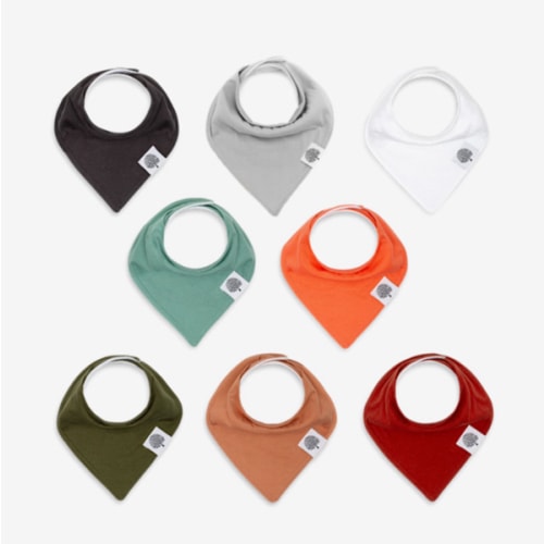 Bandana Baby Bibs | Estes Set - 8 Pack | Parker Baby Co.