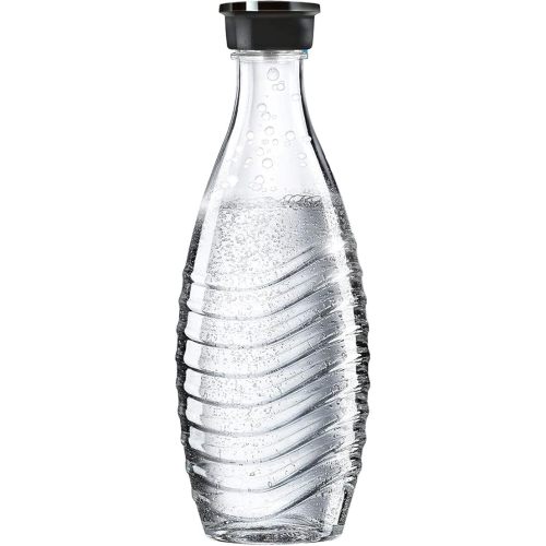 sodastream - Carbonating Carafe for Aqua Fizz machines | Eco-Friendly Reusable Glass Bottle | Keeps Sparkling Water Fresh | Dishwasher Safe | 24 Fl Oz | NOT compatible with other machines