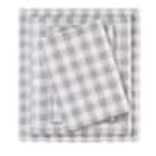 TRUE NORTH Cozy Cotton Flannel 3-Piece Gray Herringbone Check Cotton Twin XL Sheet Set TN20-0570