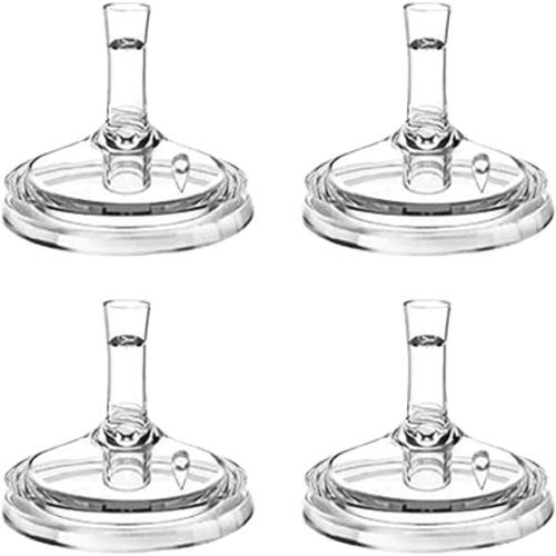 Sippy Straw Nipples for Philips Avent Natural Baby Bottles – Soft Silicone Trainer Nipple for 8M+ Babies, BPA-Free, Spill-Resistant, Pack of 4