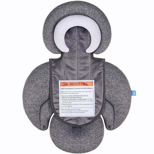 COOLBEBE Upgraded 3-in-1 Babybody Support for Newborn Infant Toddler - Extra Soft Car Seat Insert Cushion Pad, Perfect for Carseats, Strollers, Swings, Black