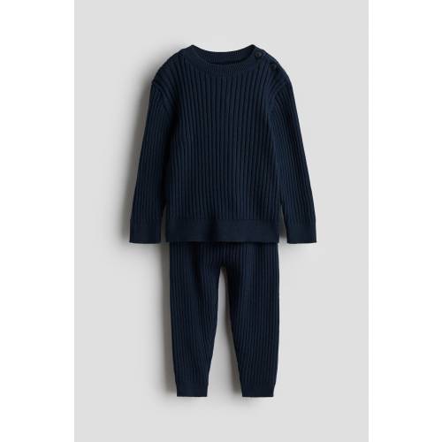 2-PIECE RIB-KNIT COTTON SET