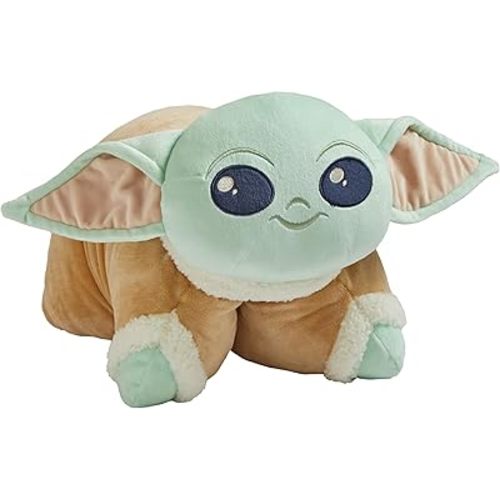 Disney Large Baby Yoda Plush 18 Inch Soft Cozy Stuffed Animal Cuddle Companion for Kids and Adults