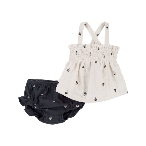 Carter's Child of Mine Baby Girl Outfit Set, 2-Piece, Sizes 0/3-24 Months