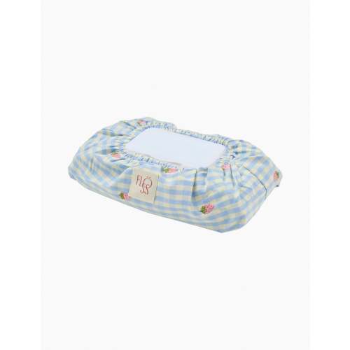 Mille Wet Wipe Cover in Sky Berry Gingham