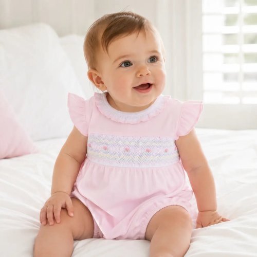 Junie's Classics Smocked Bubble- 9 month