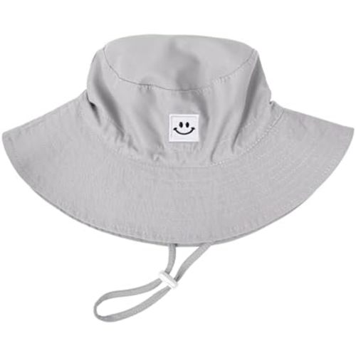 Baby Toddler Sun Hat,Kids Summer UPF 50+ Foldable Beach Bucket Hat for Boys Girls Children