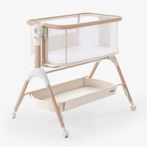 Harppa Cuddly Sway 3-in-1 Rocking Baby Bassinet & Bedside Sleeper, Anti-Reflux Newborn Cradle Bed