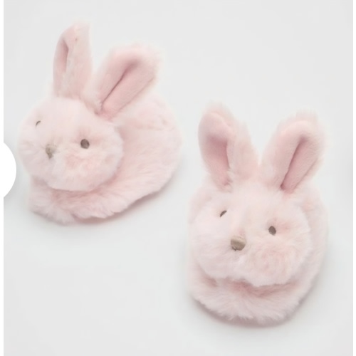 Some Bunny Loves You Booties in Pink