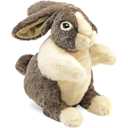 Folkmanis Dutch Rabbit Hand Puppet, Multi, 1 EA