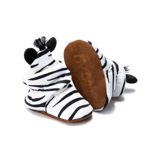 Meckior Baby Girls Boys Boots Infant Animal Booties Newborn Socks Shoes First Walker Slippers 3-18 Months