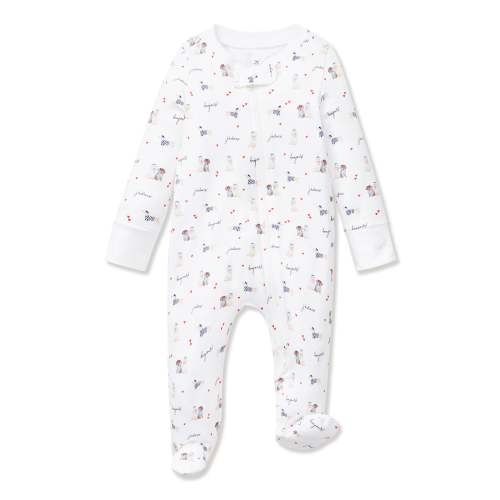 Baby's Pima Romper in Le Woof