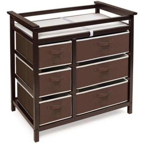 Modern Baby Changing Table with Six Baskets