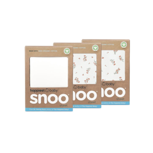 100% Organic Cotton Baby Bassinet Sheets for SNOO