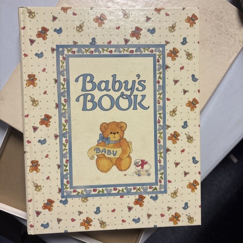 C.R. Gibson Lucy Bears Collection Baby Memory Book Vintage 1986 Teddy Bear Theme