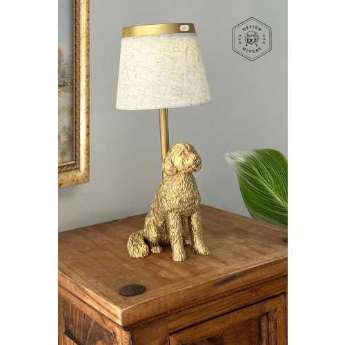 Doodle Dog Table Lamp: Cordless + Rechargeable
