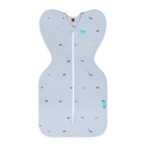 Love To Dream Swaddle Up 0.2 Tog Blue Base Dino Size Small