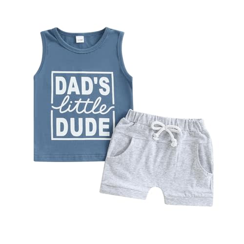 farrubbyine8 Baby Boy Summer Clothes Striped Tank Tops Camisoles and Shorts Newborn Boys Spring Summer Outfit